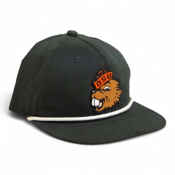 Oregon State Beavers Benny 3D Classic Rope Hat- Charcoal/ White - Picture 2 of 3